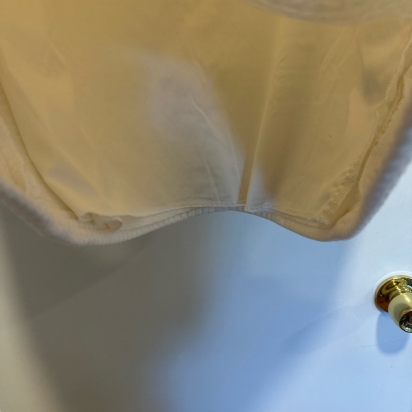 Willi Smith. Large. White Quilted.  Small Square check pattern. Sleeveless Dress - Picture 7 of 16